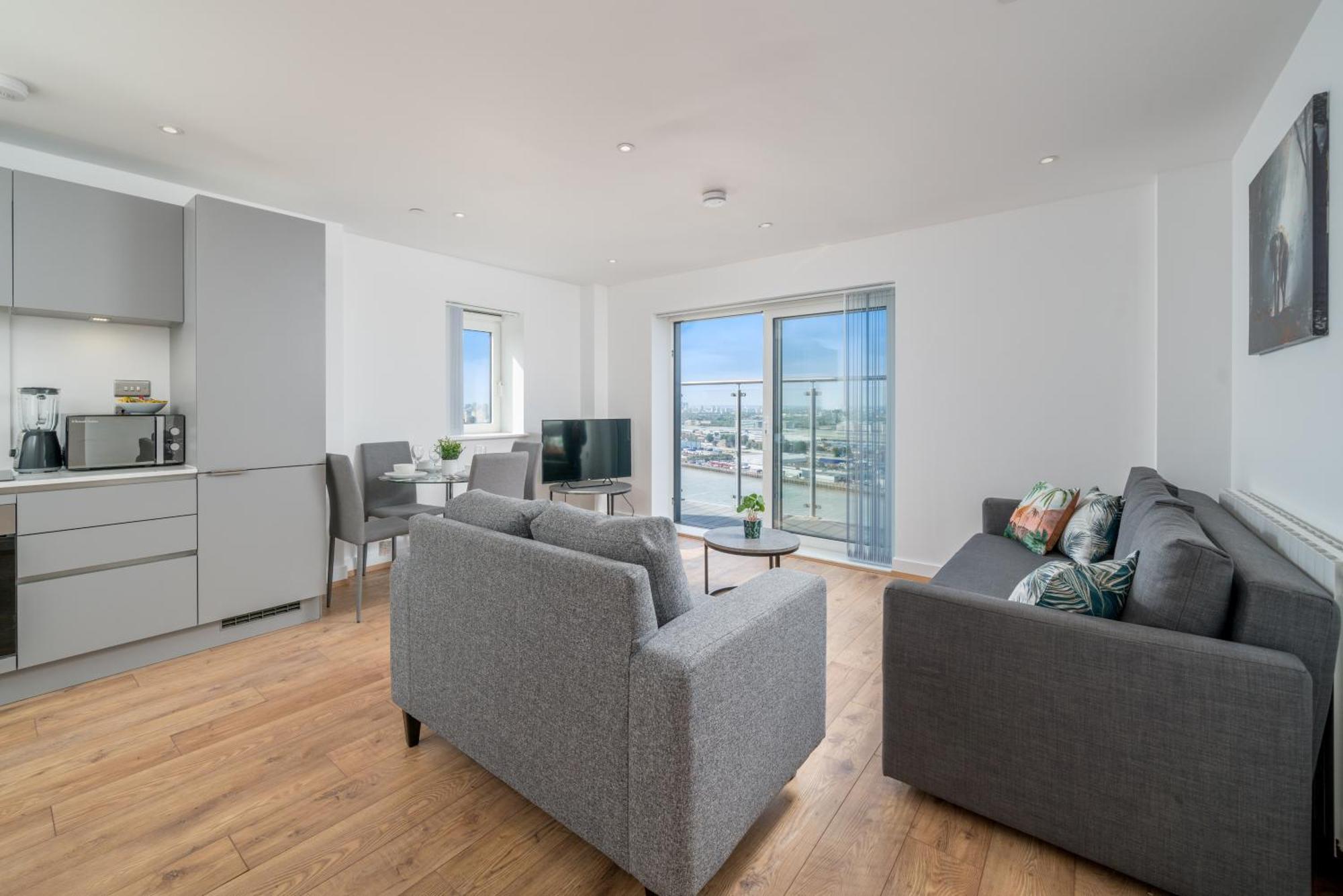 Skyvillion - London River Thames Top Floor Apartments By Woolwich Ferry, Mins To London Excel, O2 Arena , London City Airport With Parking Londres Exterior foto